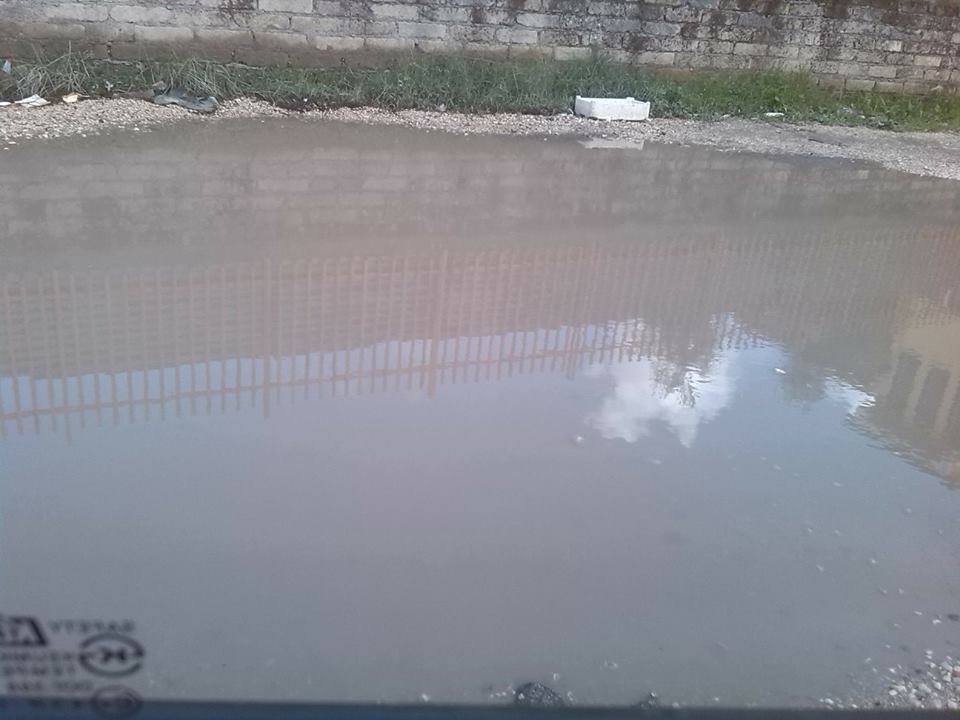 Frignano strada piena dacqua