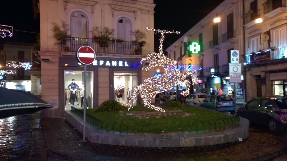 luci natale via roma